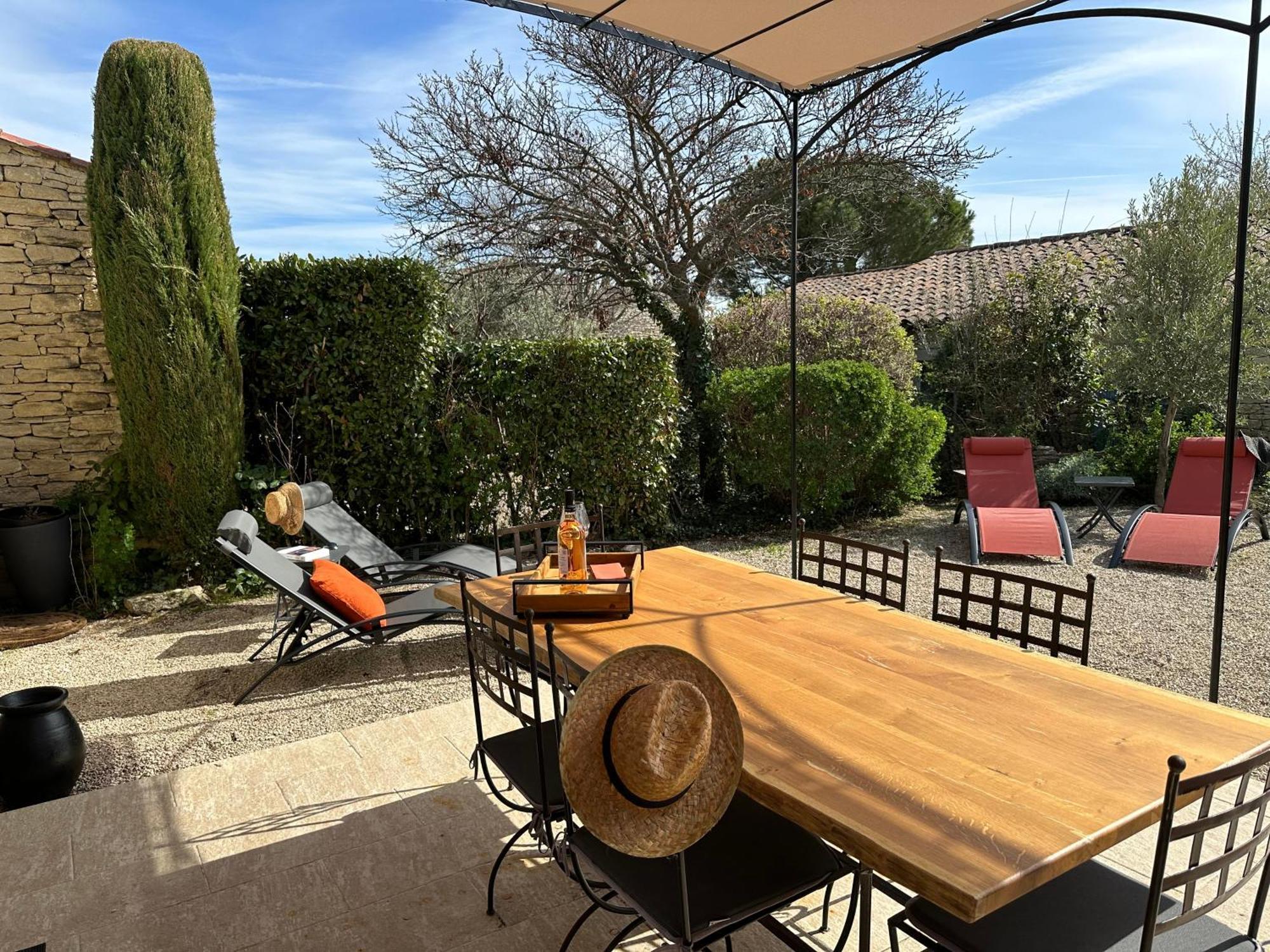 Villa Lou Karo - Piscine Partagee - Parking Prive Gordes Exterior foto